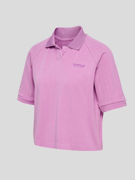 HMLKNITTED BOXY POLO MOTERIŠKI MARŠKINĖLIAI